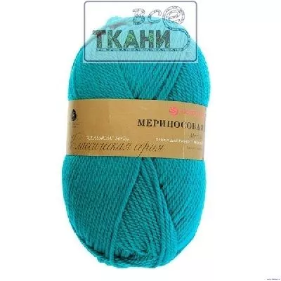 Пряжа Пехорка Мериносовая 100гр №001 Белый 50%меринос 50%акр 200±12м 199=