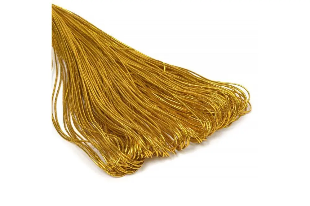 резинка шляпная золото