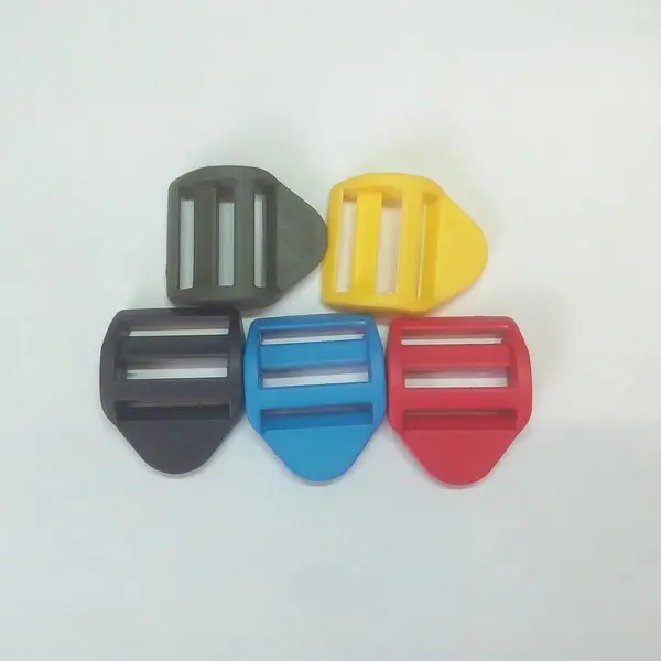 пряжка трехщелевка цветная